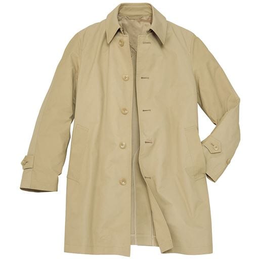 35%OFF【メンズ】 はっ水・ストレッチ・ステンカラーコート ■カラー：ベージュ ■サイズ：M,L,LL,5L