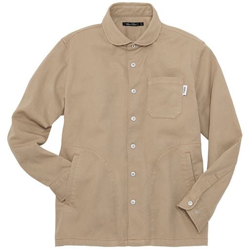 35%OFF【メンズ】 ストレッチ素材シャツジャケット - セシール ■カラー：オーク ■サイズ：M,L,LL,3L,5L