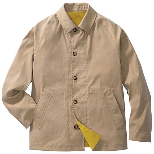 25%OFF【メンズ】 撥水リバーシブルジャケット(sorona&reg;)/ストレッチ&サステナブル - セシール ■カラー：ベージュ ■サイズ：L,LL,3L,5L