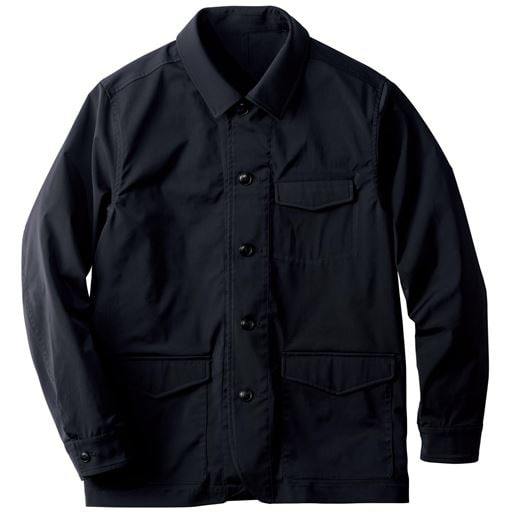 【メンズ】 撥水・防シワ・ストレッチ・ジャケット - セシール ■カラー：ネイビー ■サイズ：L,LL,3L,5L