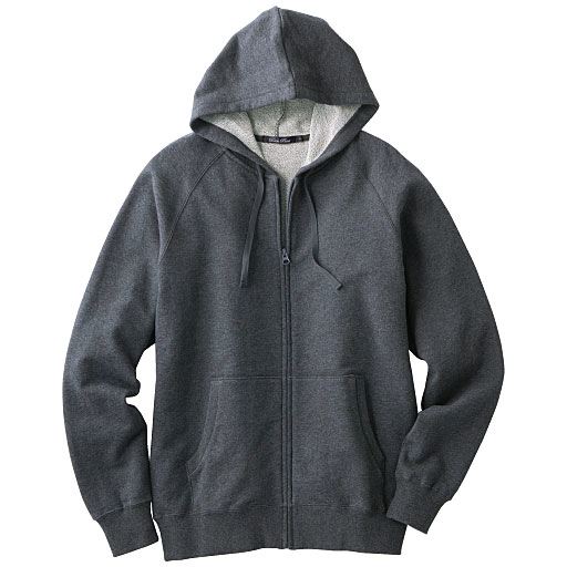 25%OFF【レディース】 抗菌防臭・綿100%スウェットパーカ(フルジップタイプ) ■カラー：フェードブラック ■サイズ：7L