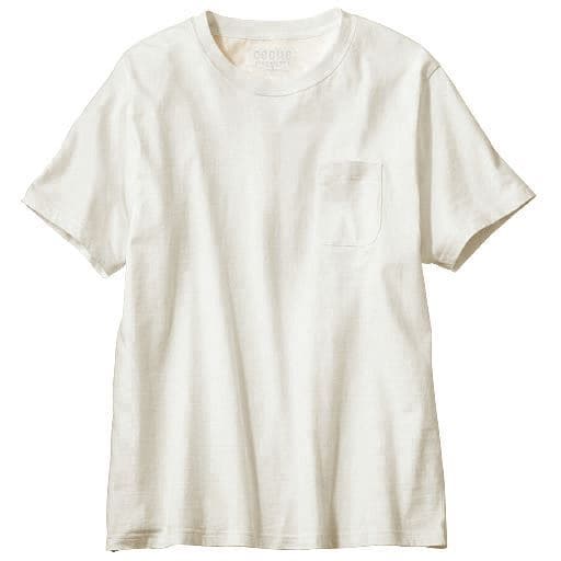 【レディース】 【男女兼用】綿100%クルーネックTシャツ(半袖) ■カラー：オートミール ■サイズ：S(80〜88)M(88〜96)L(96〜104)LL(104〜112)3L(108〜116)5