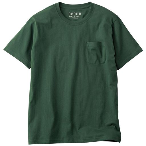 【レディース】 綿100%クルーネックTシャツ(半袖) ■カラー：モスグリーン ■サイズ：S(80-88),M(88-96),L(96-104),LL(104-112),3L(108-116),5L(116-124),7L(124-132)