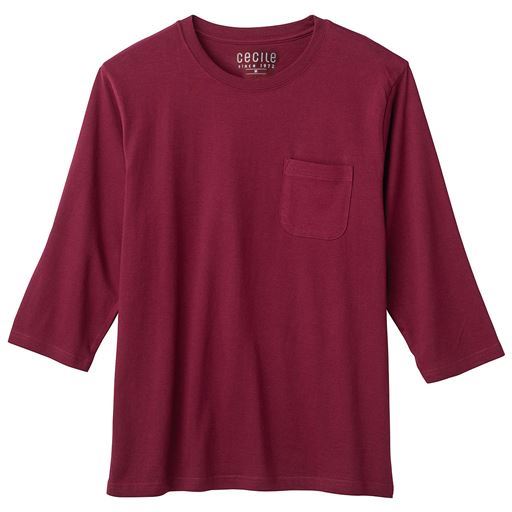 【ご注文が初めての方は送料無料】セシール定番の綿100%Tシャツ。空気の力で綿本来のポテンシャルを最大限に引き出すエアータンブラー加工で、今まで以上にやわらかさ / ふくらみ感をアップさせました。脇の