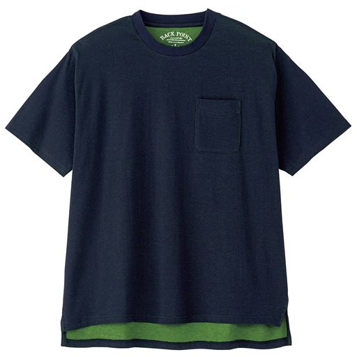 50%OFF【メンズ】 ドライ・バックプリントTシャツ ■カラー：ネイビー系 ■サイズ：L,LL,3L