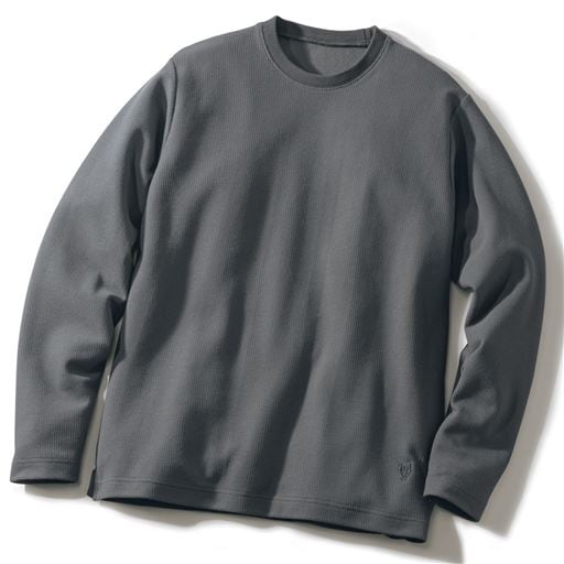 20%OFF【メンズ】 抗菌・防臭・クルーネックカットソー 安心のドライ仕上げ ■カラー：グレー ■サイズ：M,L,LL,3L,5L