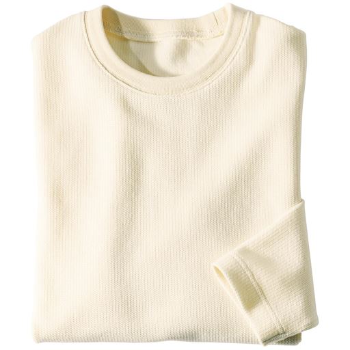 20%OFF【メンズ】 抗菌・防臭・クルーネックカットソー 安心のドライ仕上げ ■カラー：アイボリー ■サイズ：M,LL,3L