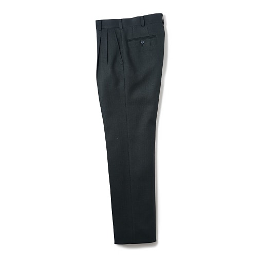 20%OFF【メンズ】 上質なウール混素材・洗えるスラックス(ツータック)/パンツリサーチ該当商品 - セシール ■カラー：ブラック ■サイズ：73(股下70),82(股下67),82(股下70),85(股下73),91(股下70),94(股下73)