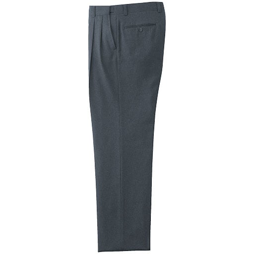 30%OFF【メンズ】 横ストレッチ・アジャスター付き 洗えるスラックス(ツータック)/パンツリサーチ該当商品 - セシール ■カラー：チャコールグレー ■サイズ：76(股下70),79(股下88),82(股下70),82(股下73),85(股下70),85(股下73),88(股下70),88(股下73),91(股下70),94(股下70),97(股下67)