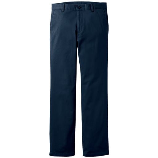 30%OFF【メンズ】 ストレッチ・リラックスフィットチノパンツ(ノータック)/パンツリサーチ該当商品 ■カラー：ネイビー ■サイズ：110(股下79)