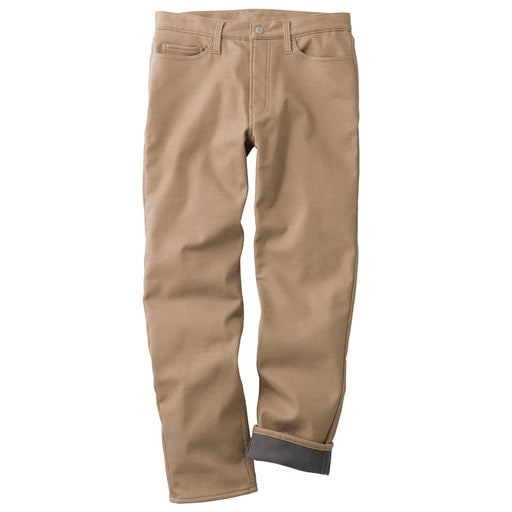 【メンズ】 ストレッチ・裏フリースツイルパンツ(5ポケットタイプ)/パンツリサーチ該当商品 ■カラー：ベージュ ■サイズ：97(股下72),73(股下78),76(股下78),85(股下78),91(股下72),91(股下78),94(股下78),97(股下78),100(股下72),110(股下72),120(股下72),100(股下78),120(股下78),110(股下78)
