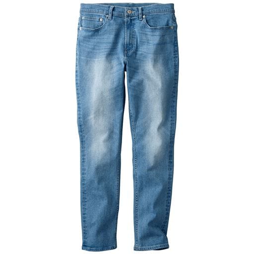 30%OFF【メンズ】 ストレッチ・スリムテーパードジーンズ(11.5oz)/パンツリサーチ該当商品 ■カラー：アイスブルー ■サイズ：110(股下81),76(股下81),88(股下75),91(股下72),94(股下75),94(股下78),94(股下81),97(股下72),97(股下78),97(股下81),100(股下72),100(股下78),100(股下81),110(股下72)