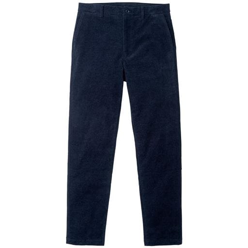 25%OFF【メンズ】 ストレッチ・起毛素材レギュラーフィットテーパードパンツ/パンツリサーチ該当商品 - セシール ■カラー：ネイビー ■サイズ：91(股下72),94(股下72),97(股下72),100(股下72),110(股下72),120(股下72),110(股下76),120(股下76)