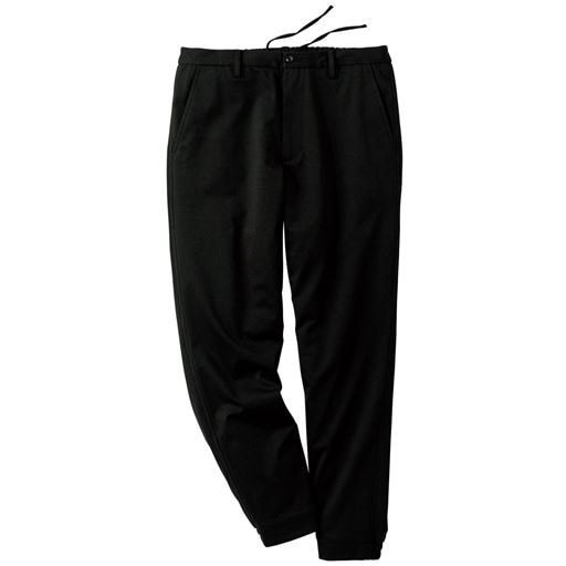 20%OFF【メンズ】 ドライストレッチ・カットソーパンツ (イージー仕様のジョガーパンツ) - セシール ■カラー：ブラック ■サイズ：M(股下68),LL(股下68),LL(股下73),3L(股下68),3L(股下73)