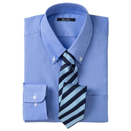 【メンズ】 形態安定カラービジネスシャツ(長袖) ■カラー:ボタンダウン ■サイズ:M