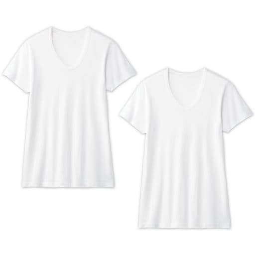 1396円OFF！＜セシール＞ 70%OFF【メンズ】 9分袖Vネックシャツ - セシール ■カラー：ホワイト ■サイズ：3L