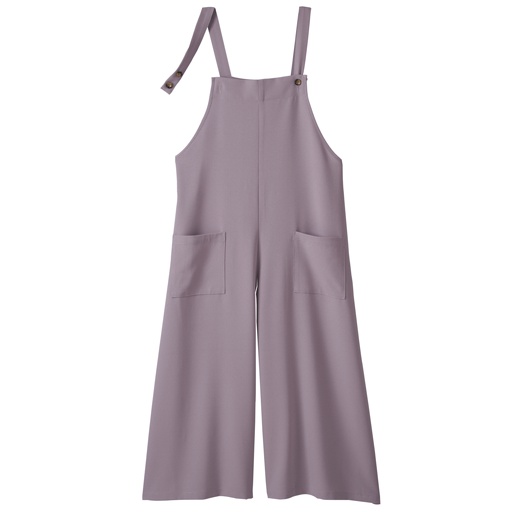 79%OFF【レディース大きいサイズ】 サロペットパンツ - セシール ■カラー:ミドルグレー ■サイズ:3L,4L,5L,6L