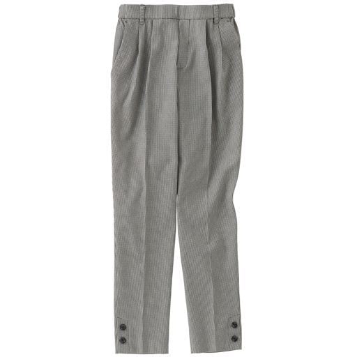  50%OFF【レディース】裾ボタンテーパードパンツ - セシール ■カラー：チドリ ■サイズ：SM