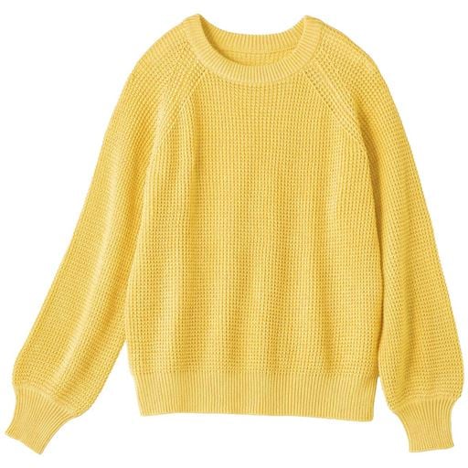 40%OFF【レディース】 ワッフル編みニットプルオーバー 