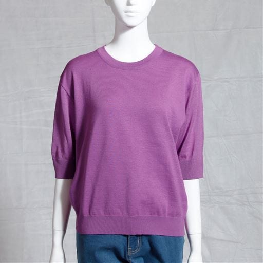 50%OFF【レディース】 透かし袖ニットプルオーバー 