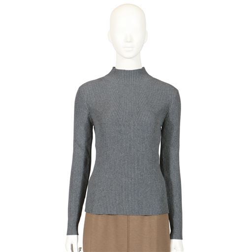 40%OFF【レディース】 細見えリブニットプルオーバー 