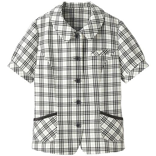 45%OFF【レディース】 オーバーブラウス(事務服・洗濯機OK・撥水) - セシール ■カラー：ホワイト系 ■サイズ：S,M,L