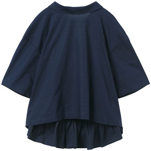 49%OFF【レディース】 フェイクレイヤードブラウス ■カラー：ネイビー ■サイズ：M