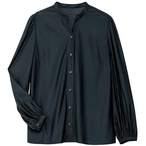 30%OFF【レディース】 カットソーキーネックブラウス ■カラー：ブラック ■サイズ：M,L,LL,3L