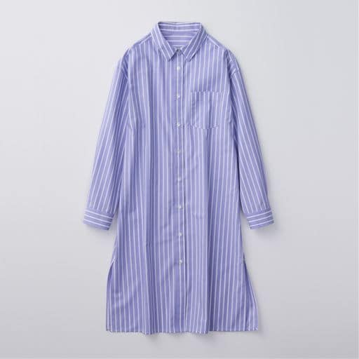 ＜セシール＞【レディース】 形態安定2枚組レギュラーカラーシャツ(長袖)(洗濯機OK) ■カラー：A(ホワイト+ブルー) ■サイズ：SMLLL3L