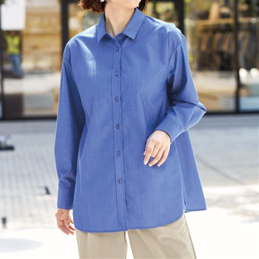 CECICA BLUE ジャ-ジ-チュニック 【新品タグ付き】 ラクロンチュニックシャツ - ファッション通販ならセシール(cecile)