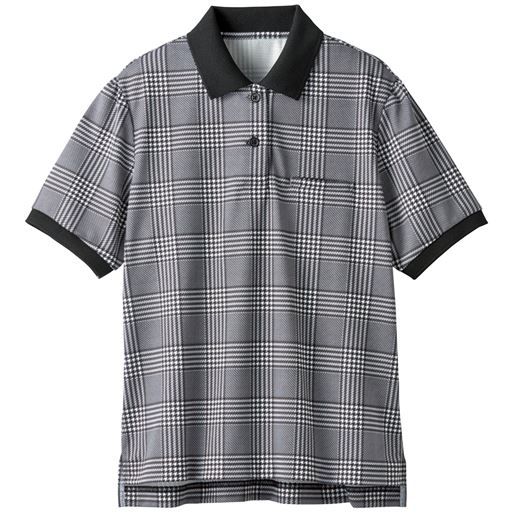 45%OFF【レディース】 カットソーポロブラウス(事務服・洗濯機OK) ■カラー：チェック ■サイズ：S,M