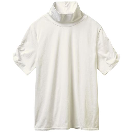 ハイネックTシャツ(半袖)(綿100%・S-5L)