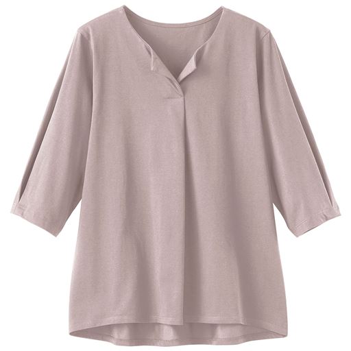 70%OFF【レディース】 スキッパー衿プルオーバー ■カラー：モーヴ ■サイズ：S,M