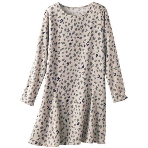 70%OFF【レディース】 フレアラインチュニック - セシール ■カラー：ベージュ系レオパード柄 ■サイズ：S