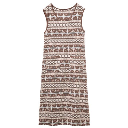 60%OFF【レディース】 ストレッチフリースジャンパースカート ■カラー：プリントC(ノルディック柄) ■サイズ：S,M
