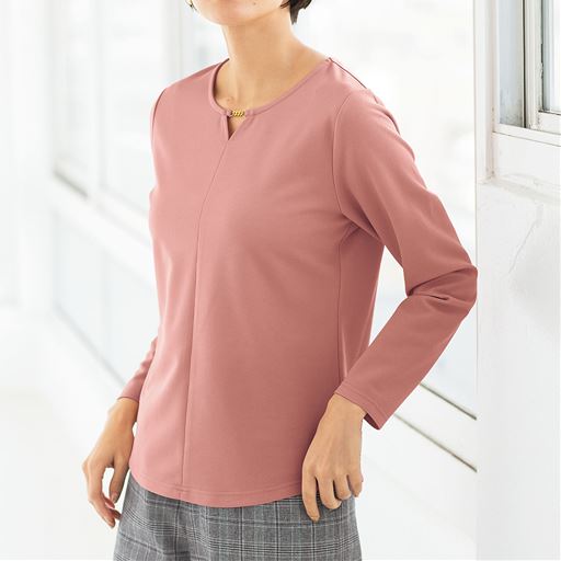 60%OFF【レディース】 チェーン装飾使いプルオーバー ■カラー：ピンク ■サイズ：M,L,3L