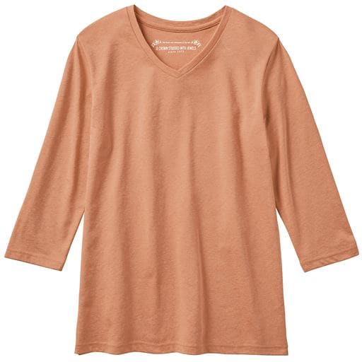 シンプルvネックtシャツ 7分袖 S 6l 洗濯機ok ファッション通販ならセシール Cecile