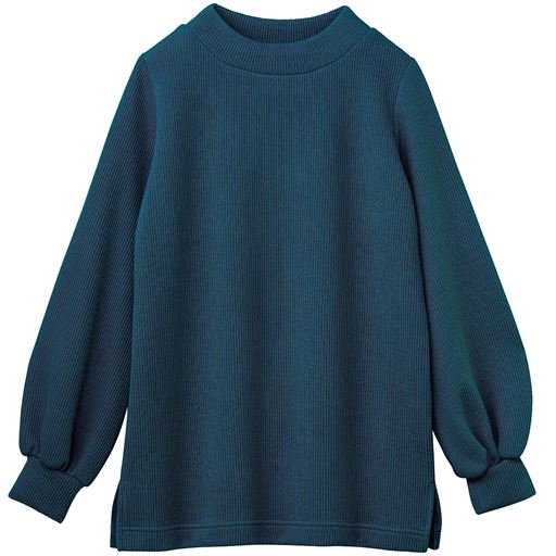 20%OFF【レディース】 袖パフスリーブプルオーバー(洗濯機OK) - セシール ■カラー：ティールグリーン ■サイズ：S,3L