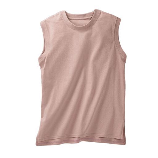 60%OFF【レディース】 タンクトップ(綿100%・洗濯機OK) ■カラー:スモークピンク ■サイズ:S,M,L,LL,3L