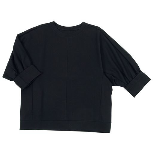 45%OFF【レディース】 ドルマンプルオーバー - セシール ■カラー：ブラック ■サイズ：M,L,LL,3L