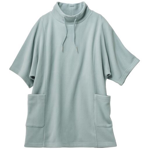 30%OFF【レディース】 フリースロングプルオーバー - セシール ■カラー：アッシュブルー ■サイズ：M,L,LL,3L,S