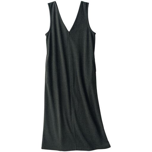 30%OFF【レディース】 両面起毛ジャンパースカート - セシール ■カラー：チャコールグレー ■サイズ：M,L