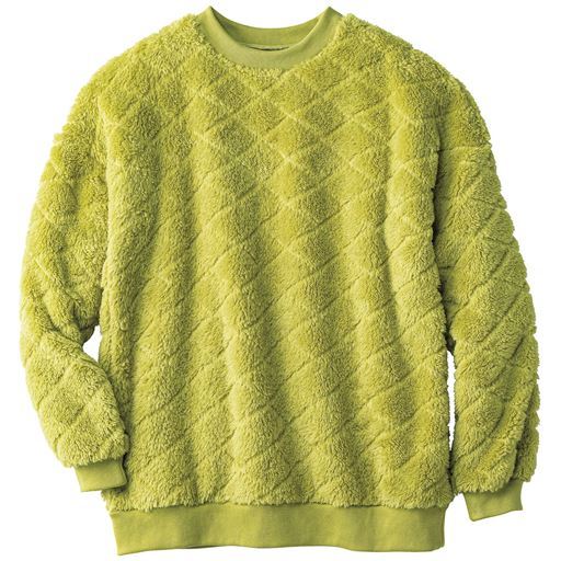 30%OFF【レディース】 ボアプルオーバー ■カラー：ライムグリーン ■サイズ：M,L,LL,3L