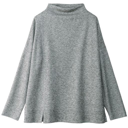 【レディース】 ボトルネックプルオーバー - セシール ■カラー：グレー系 ■サイズ：LL,3L,L