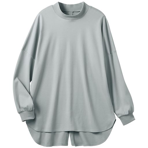 【レディース】 バックスリットプルオーバー ■カラー：スモークブルー ■サイズ：M,L,LL,3L