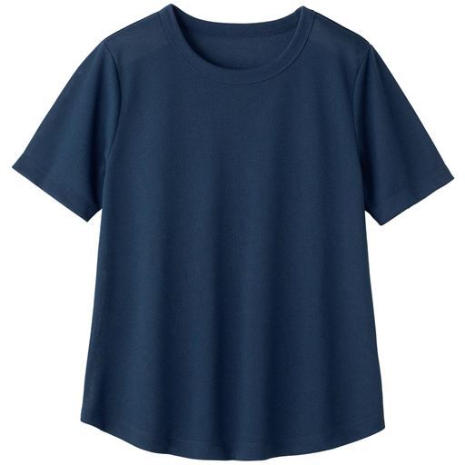 スマートドライ® カノコTシャツ/接触冷感 吸汗速乾 毛玉になりにくい UVカット 遮熱(洗濯機OK) | ネイビー