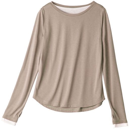 Uvカット長袖tシャツ 吸汗速乾 遮熱 指穴付き ファッション通販ならセシール Cecile