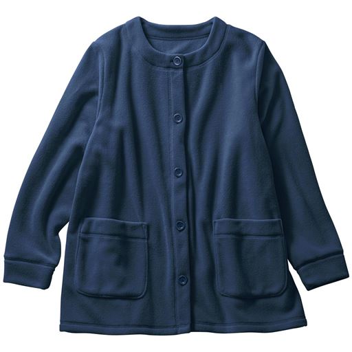 ＜セシール＞【レディース】 軽いフリースジャケット(洗濯機OK) ■カラー：ティールブルー ■サイズ：SMLLL3L