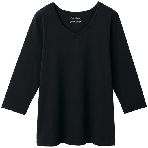 1023円OFF！＜セシール＞ 30%OFF【レディース】 クルーネックTシャツ(7分袖)(綿100%・洗濯機OK) ■カラー：オフホワイト ■サイズ：MLLL3L