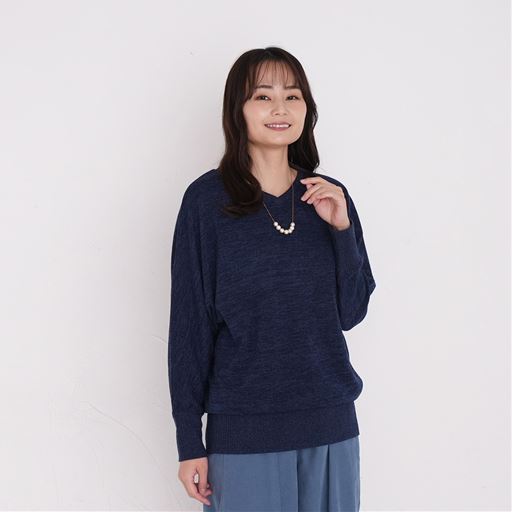 1503円OFF！＜セシール＞ 30%OFF【レディース】 ピンタック使いチュニック ■カラー：ネイビー ■サイズ：M